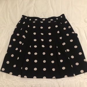 Halogen Poka Dot Skirt